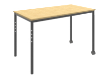 Height Adjustable Oxford Student Desk
